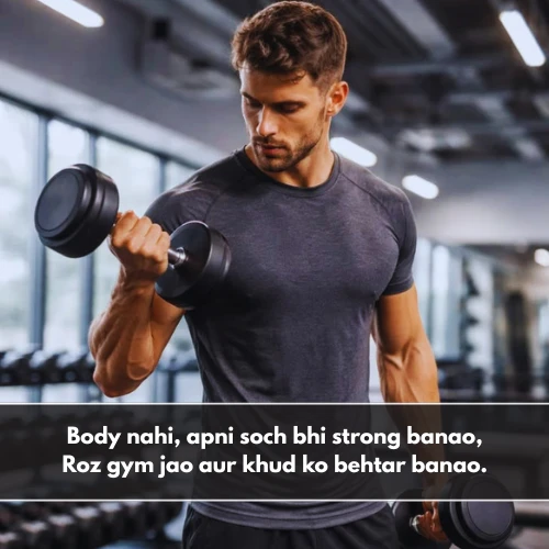 Gym Shayari in English