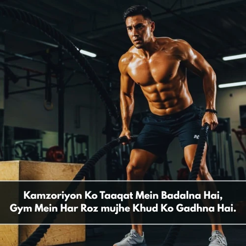 Gym Shayari in English Short