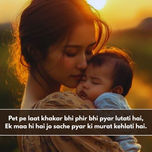 Maa Shayari in English 2 Line Maa Shayari in English 2 Line