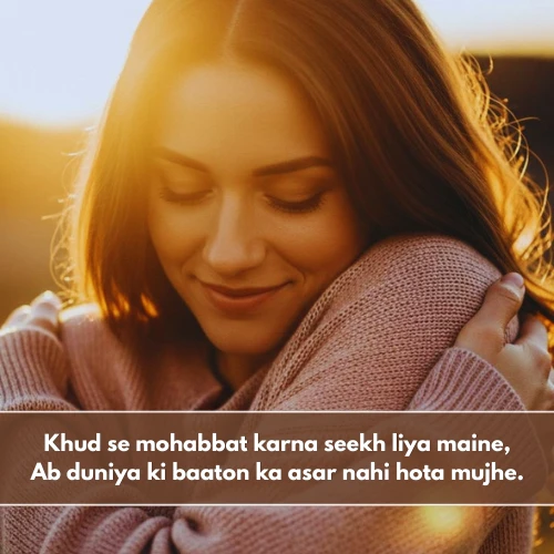 Self Love Shayari in English For Instagram