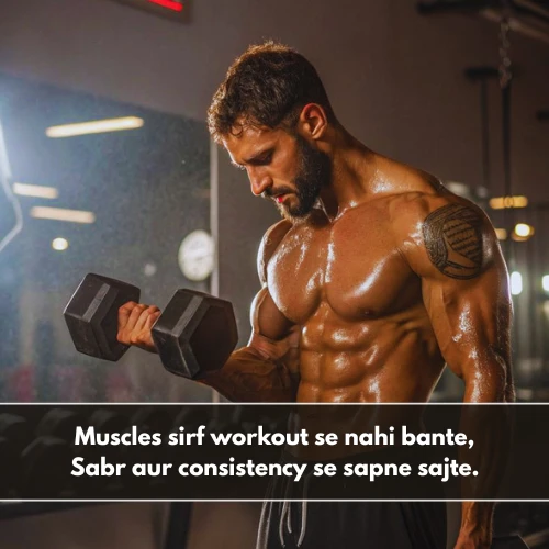 Workout Quotes Gym Shayari in English