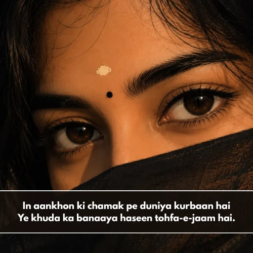 2 Line Shayari on Eyes in English in Hindi 2 Line Shayari on Eyes in English in Hindi