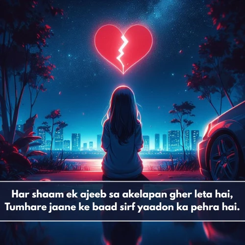 Alone Broken Heart Shayari in English 2 Line Alone Broken Heart Shayari in English 2 Line