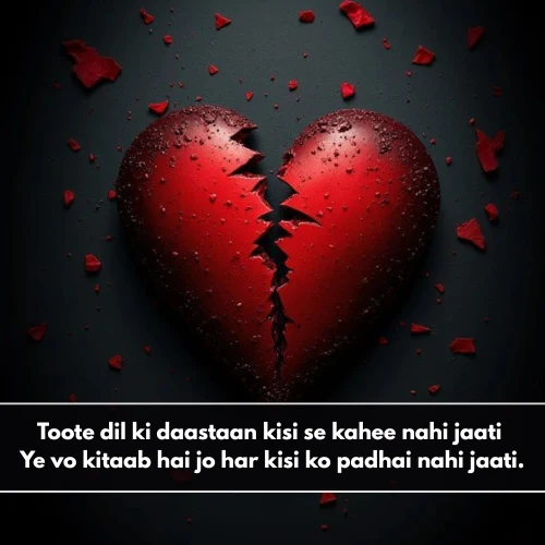 Emotional Broken Heart Shayari in English Emotional Broken Heart Shayari in English