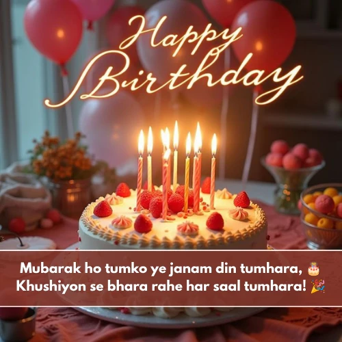 Happy Birthday Shayari in English Happy Birthday Shayari in English