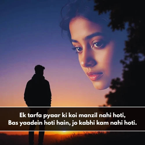 Heart Touching One Sided Love Shayari in English Heart Touching One Sided Love Shayari in English