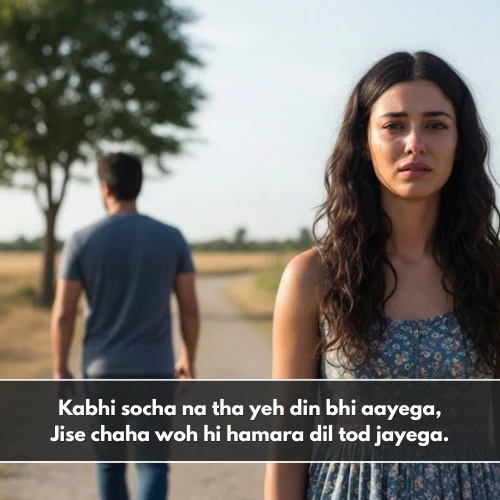 Heartbroken Breakup Shayari in English Heartbroken Breakup Shayari in English
