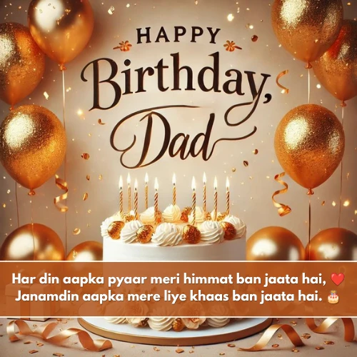 Papa Birthday Shayari in English Papa Birthday Shayari in English