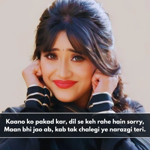 Sorry Shayari in English Hindi Sorry Shayari in English Hindi