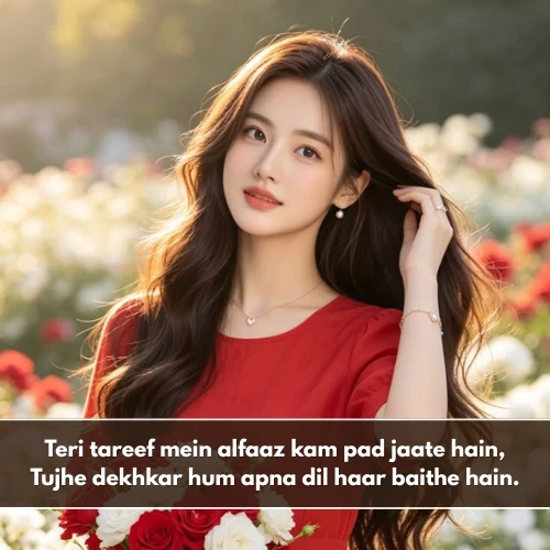 Tareef Shayari in English For Girl Tareef Shayari in English For Girl