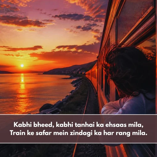 Train Safar Shayari in English Train Safar Shayari in English