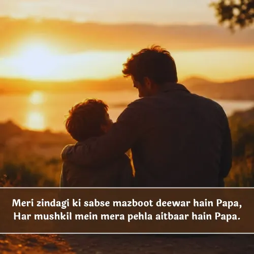 Father Shayari in English Short Father Shayari in English Short